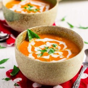 пряный тыквенный крем-суп кокосовое молоко