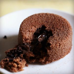 кексы с шоколадной лавой